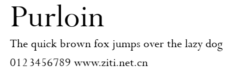 Purloin.ttf字體轉換器圖片