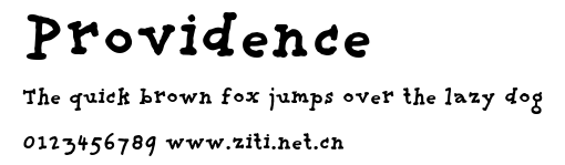 Providence.ttf字體轉換器圖片