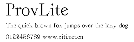 ProvLite.ttf字體轉換器圖片