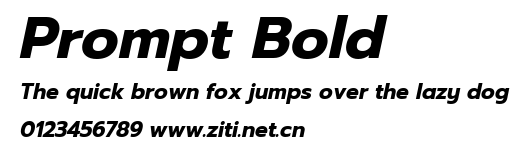 Prompt Bold.ttf字體轉換器圖片