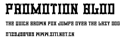Promotion Blod.ttf字體轉換器圖片
