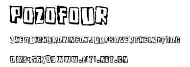 Pozofour.ttf字體轉換器圖片