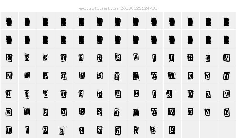 字符映射圖