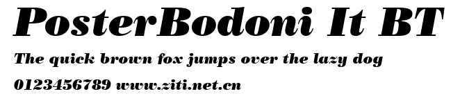 PosterBodoni It BT.ttf
