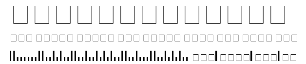 PostalBarCode.ttf字體轉換器圖片