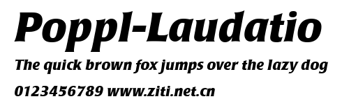 Poppl-Laudatio.ttf