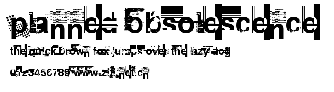 Planned Obsolescence.ttf字體轉換器圖片