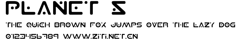 Planet S.ttf字體轉換器圖片
