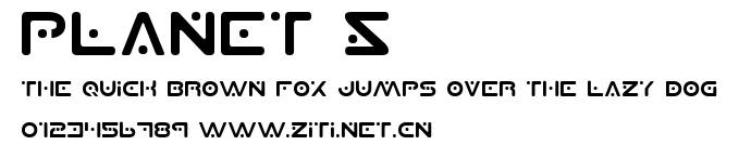 Planet S.ttf字體轉換器圖片