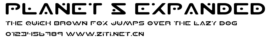 Planet S Expanded.ttf字體轉換器圖片