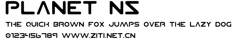 Planet NS.ttf字體轉換器圖片