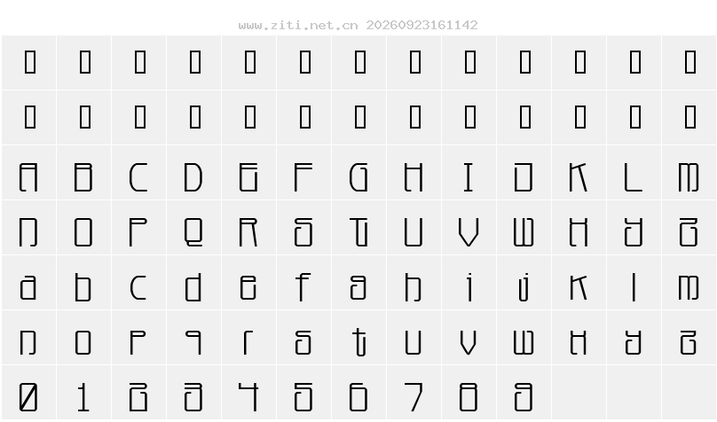 字符映射圖