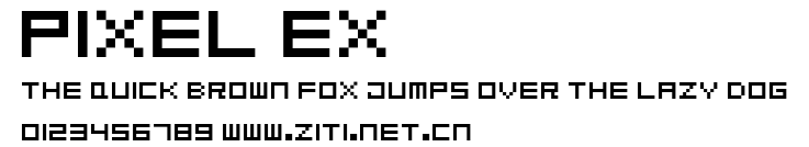Pixel Ex.ttf字體轉換器圖片