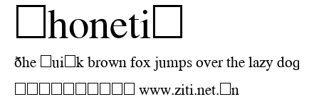 Phonetic.ttf