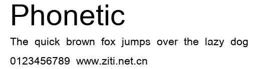 Phonetic.ttf字體轉換器圖片