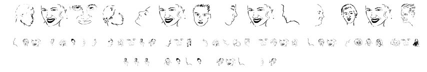 PeopleSketches.ttf字體轉換器圖片