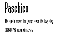 Paschico.ttf字體轉換器圖片