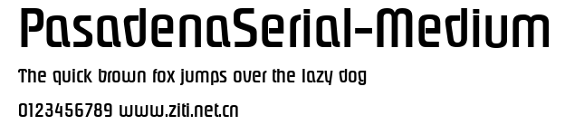 PasadenaSerial-Medium.ttf字體轉換器圖片
