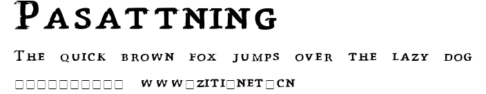 Pasattning.ttf字體轉換器圖片