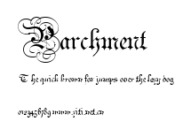 Parchment.ttf字體轉換器圖片
