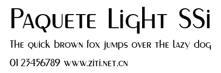 Paquete Light SSi.ttf字體轉換器圖片