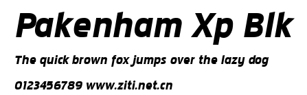 Pakenham Xp Blk.ttf字體轉換器圖片