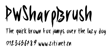 PWSharpBrush.ttf