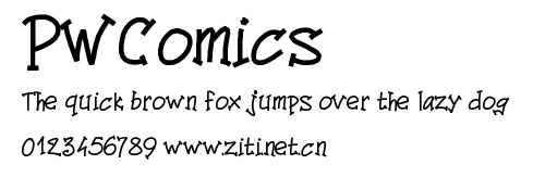 PWComics.ttf
