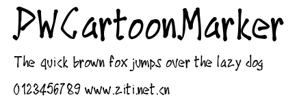 PWCartoonMarker.ttf