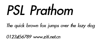 PSL Prathom.ttf字體轉換器圖片