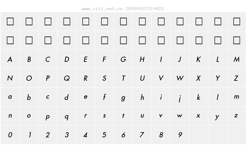 字符映射圖
