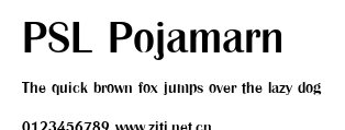 PSL Pojamarn.ttf字體轉換器圖片