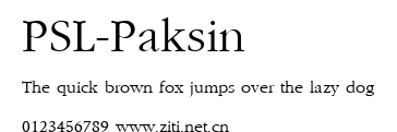 PSL-Paksin.ttf字體轉換器圖片