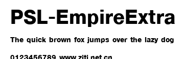 PSL-EmpireExtra.ttf字體轉換器圖片