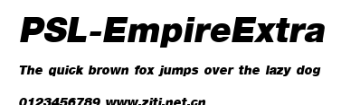 PSL-EmpireExtra.ttf字體轉換器圖片