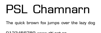 PSL Chamnarn.ttf字體轉換器圖片