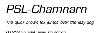PSL-Chamnarn.ttf字體轉換器圖片