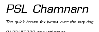 PSL Chamnarn.ttf字體轉換器圖片