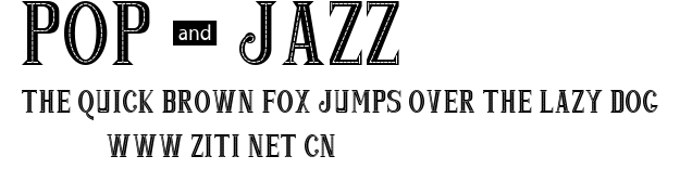 POP & JAZZ.ttf字體轉換器圖片
