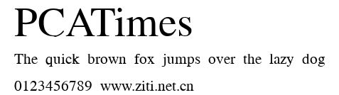 PCATimes.ttf
