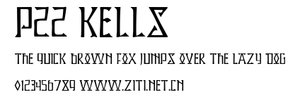 P22 Kells.ttf字體轉換器圖片