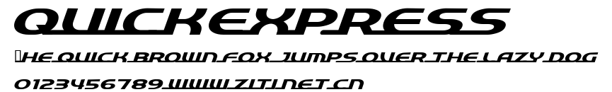 QuickExpress.ttf字體轉換器圖片