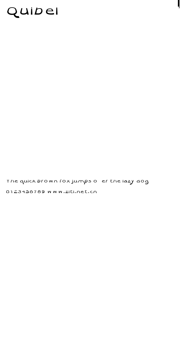 Quibel.ttf字體轉換器圖片