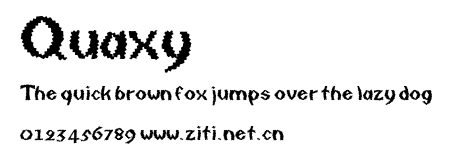 Quaxy.ttf字體轉換器圖片