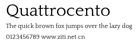 Quattrocento.ttf字體轉換器圖片