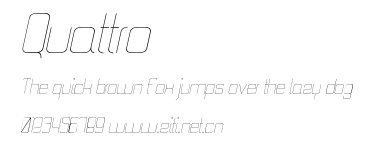 Quattro.ttf字體轉換器圖片