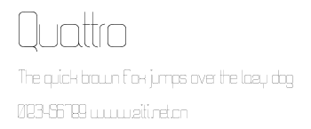 Quattro.ttf字體轉換器圖片