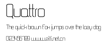 Quattro.ttf字體轉換器圖片