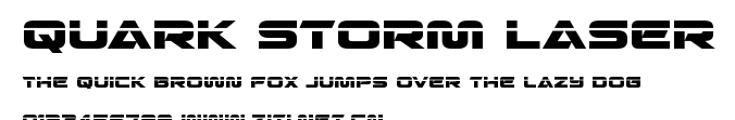 Quark Storm Laser.ttf字體轉換器圖片