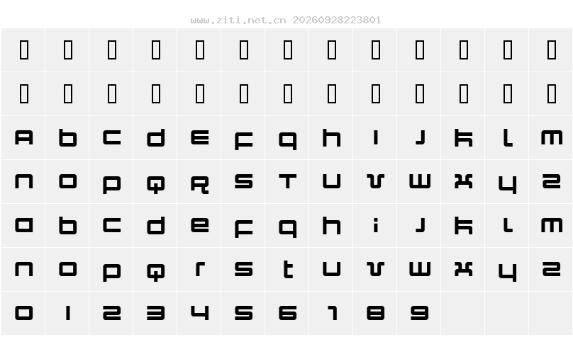 字符映射圖